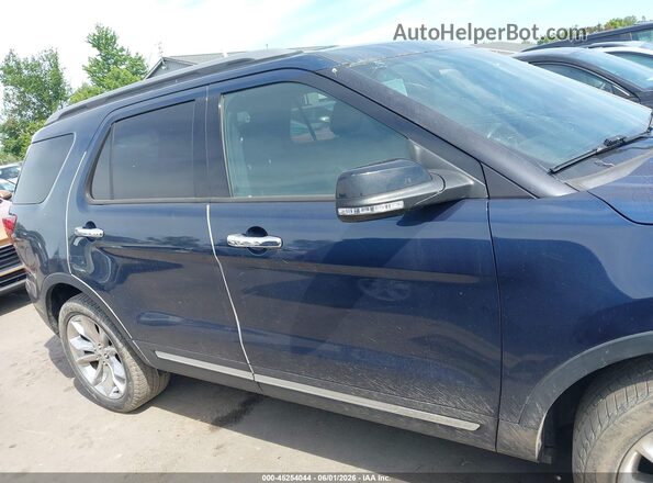 1FM5K7DH5HGC91618 2017 FORD EXPLORER Blue Rear interior view