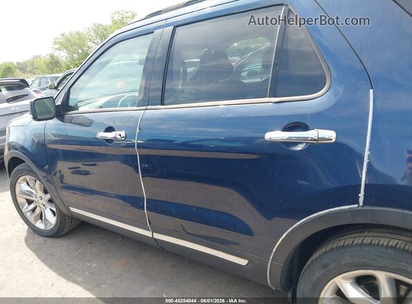 1FM5K7DH5HGC91618 2017 FORD EXPLORER Blue 360 interior view
