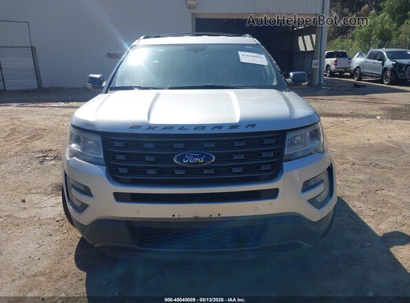 1FM5K7DH5HGD17179 2017 FORD EXPLORER Silver Սալոնի հետևի տեսք