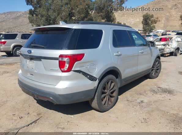 1FM5K7DH5HGD17179 2017 FORD EXPLORER Silver Հետևի աջ