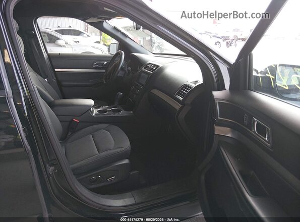1FM5K7DH5JGA90923 2018 FORD EXPLORER Черный Вид салона спереди