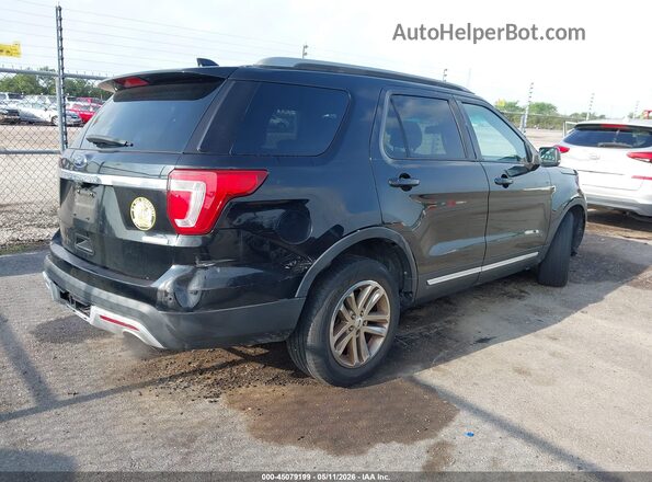 1FM5K7DH7GGC38675 2016 FORD FORD EXPLORER Черный Задняя правая четверть