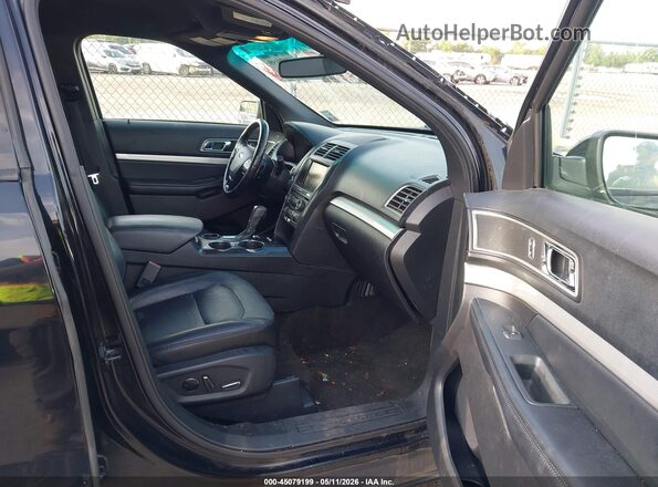 1FM5K7DH7GGC38675 2016 FORD FORD EXPLORER Черный Вид салона спереди