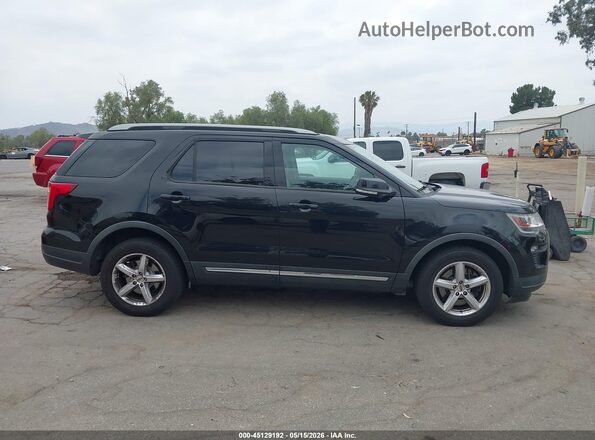 1FM5K7DH7JGC42541 2018 FORD EXPLORER Black Вид задньої частини салону