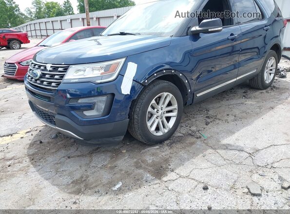 1FM5K7DH8HGC10241 2017 FORD FORD EXPLORER Синий Вид спереди