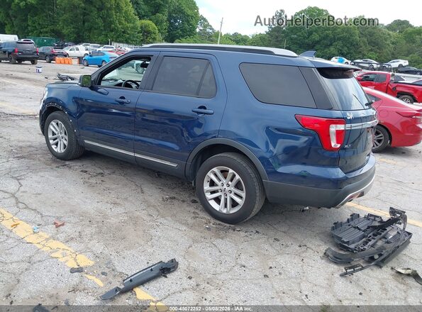 1FM5K7DH8HGC10241 2017 FORD FORD EXPLORER Синий Задняя левая четверть
