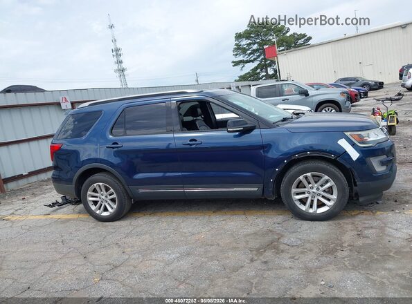 1FM5K7DH8HGC10241 2017 FORD FORD EXPLORER Синий Вид задней части салона