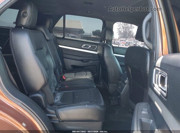 1FM5K7DH9HGC76930 2017 FORD EXPLORER Orange VIN sticker view