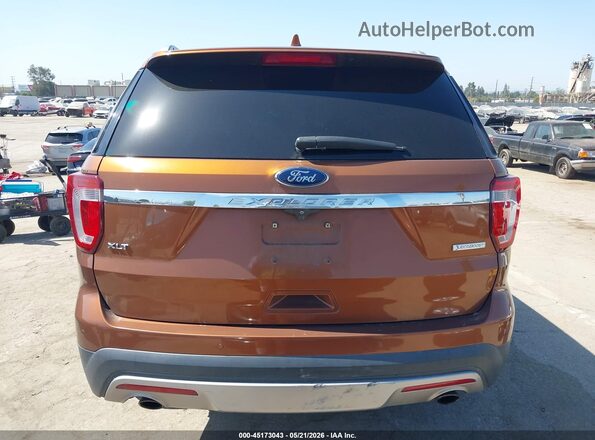 1FM5K7DH9HGC76930 2017 FORD EXPLORER Orange 
