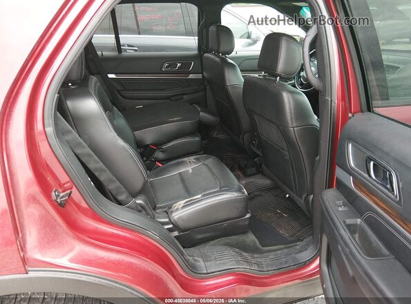 1FM5K7F80GGC39163 2016 FORD FORD EXPLORER Red VIN კოდის სტიკერის ხედი