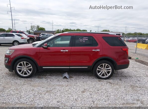 1FM5K7F80GGC39163 2016 FORD FORD EXPLORER Red 