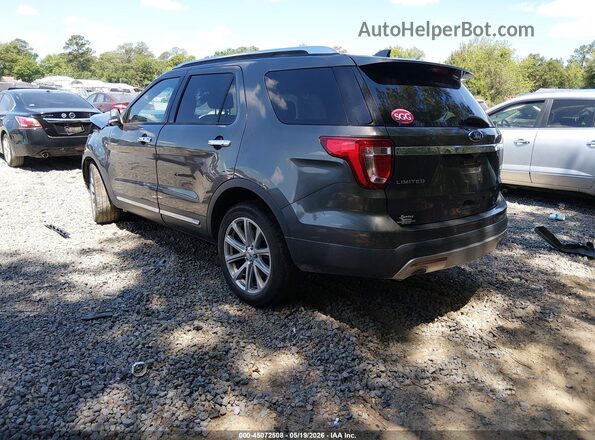 1FM5K7F81HGC92908 2017 FORD EXPLORER Серый Задняя левая четверть