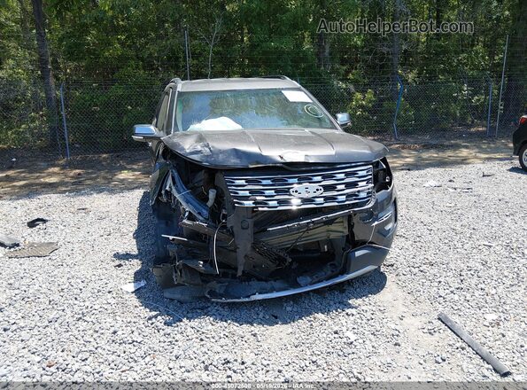 1FM5K7F81HGC92908 2017 FORD EXPLORER Серый Вид спереди