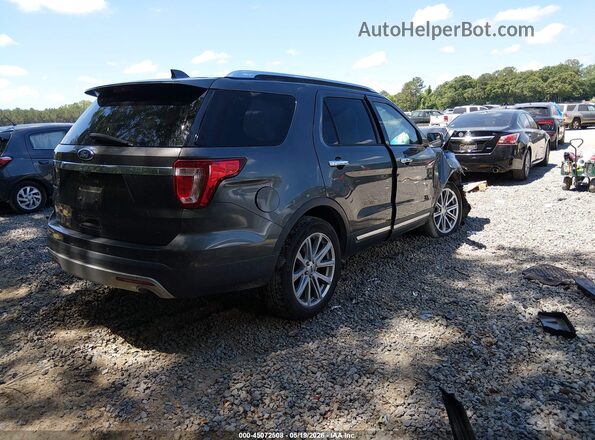 1FM5K7F81HGC92908 2017 FORD EXPLORER Серый Задняя правая четверть