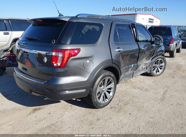 1FM5K7F82KGB48629 2019 FORD FORD EXPLORER Gray Tył prawy