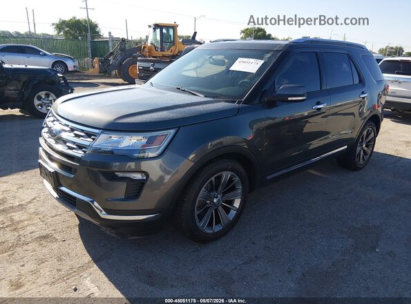 1FM5K7F82KGB48629 2019 FORD FORD EXPLORER Gray Przód lewy
