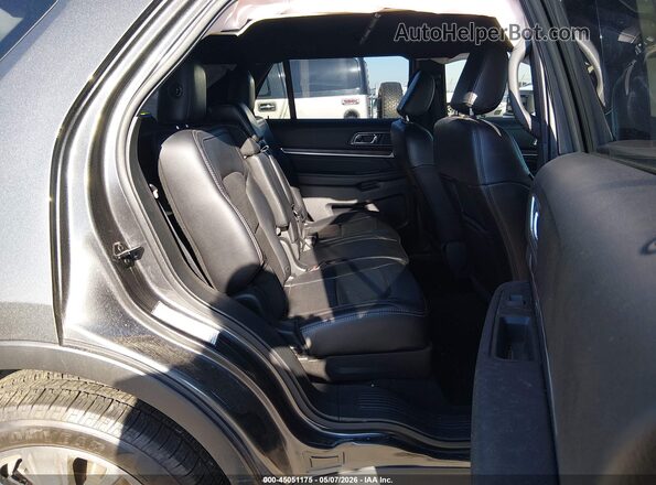 1FM5K7F82KGB48629 2019 FORD FORD EXPLORER Gray Widok naklejki z numerem VIN