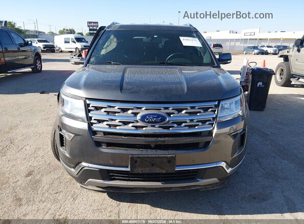 1FM5K7F82KGB48629 2019 FORD FORD EXPLORER Gray Widok zestawu wskaźników