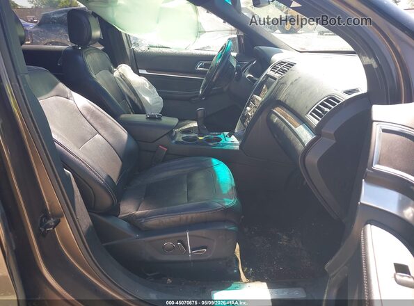 1FM5K7F83GGA27521 2016 FORD FORD EXPLORER Коричневый Вид салона спереди