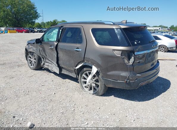 1FM5K7F83GGA27521 2016 FORD FORD EXPLORER Коричневый Задняя левая четверть
