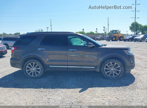 1FM5K7F83GGA27521 2016 FORD FORD EXPLORER Коричневый Панорамный вид салона 360°