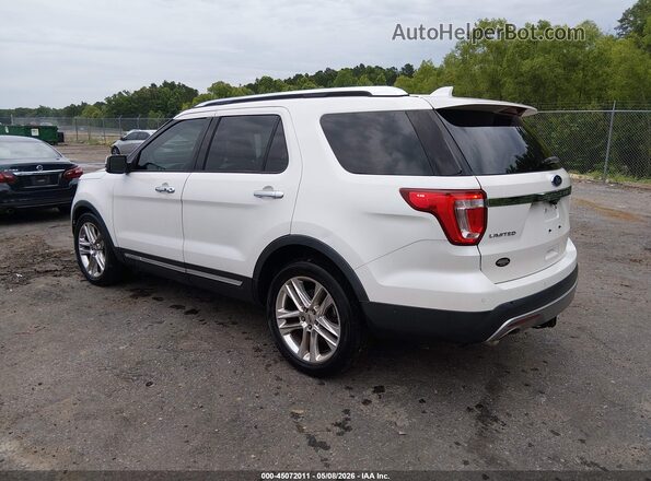 1FM5K7F83GGA84642 2016 FORD FORD EXPLORER White Rear left