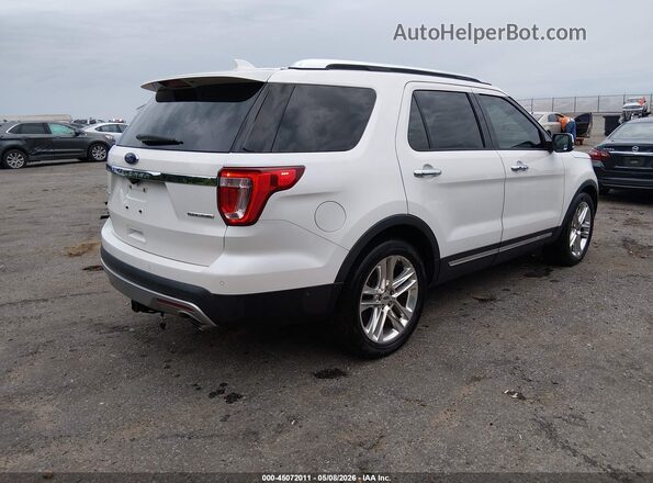 1FM5K7F83GGA84642 2016 FORD FORD EXPLORER White Rear right