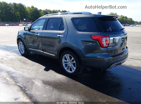 1FM5K7F83HGC82736 2017 FORD FORD EXPLORER Gray Rear left