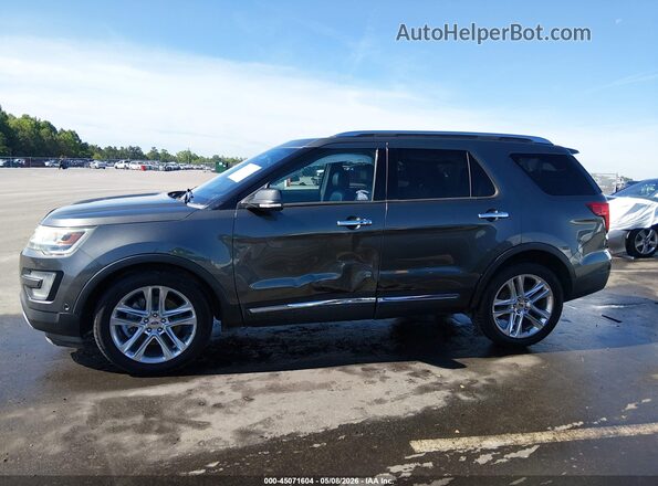 1FM5K7F83HGC82736 2017 FORD FORD EXPLORER Gray 360 interior view