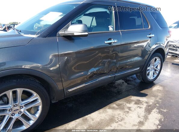 1FM5K7F83HGC82736 2017 FORD FORD EXPLORER Gray Front view