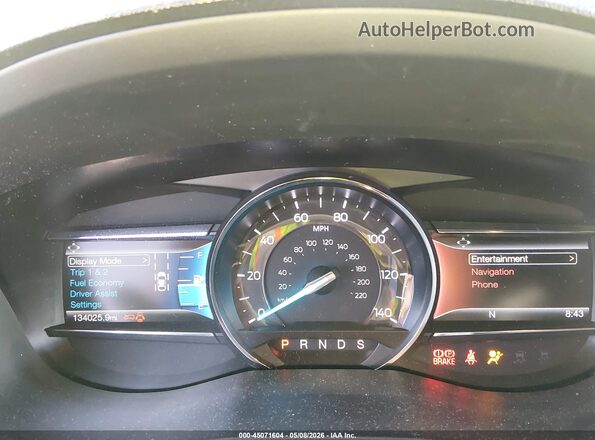 1FM5K7F83HGC82736 2017 FORD FORD EXPLORER Gray Rear seats view