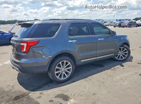 1FM5K7F84HGC23095 2017 FORD FORD EXPLORER Gray Задня права чверть