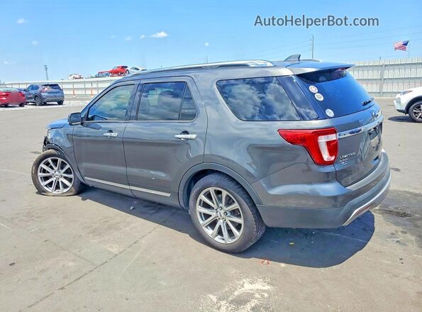 1FM5K7F84HGC23095 2017 FORD FORD EXPLORER Gray Задня ліва чверть