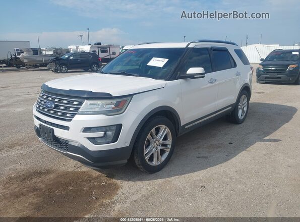 1FM5K7F85HGA69058 2017 FORD EXPLORER White Przód lewy
