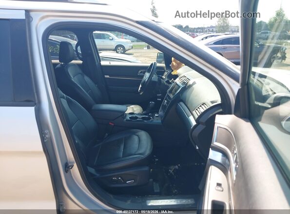 1FM5K7F85JGA12347 2018 FORD EXPLORER Silver წინა სალონის ხედი