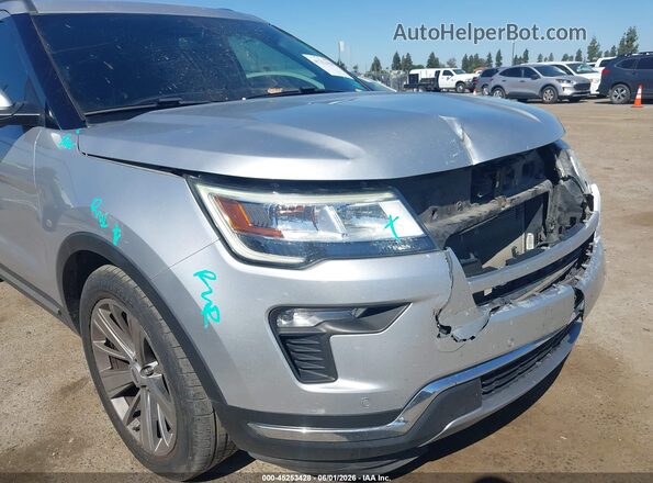 1FM5K7F85JGA15166 2018 FORD EXPLORER Silver 