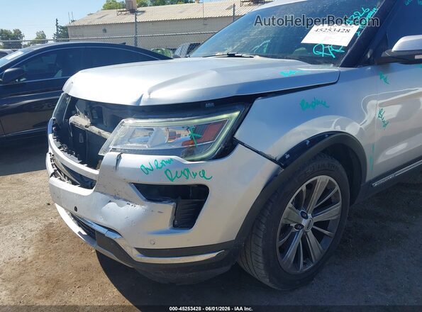 1FM5K7F85JGA15166 2018 FORD EXPLORER Silver 