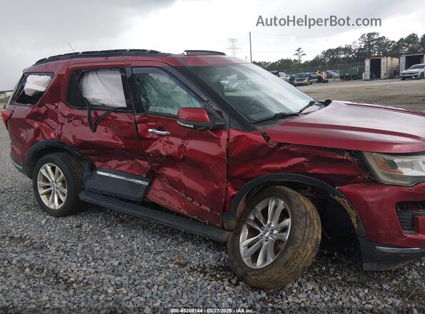 1FM5K7F85KGB01742 2019 FORD EXPLORER Red Вид спереду