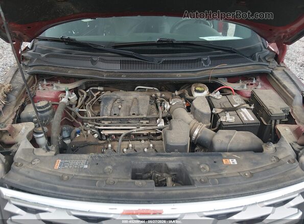 1FM5K7F85KGB01742 2019 FORD EXPLORER Red Вид ззаду