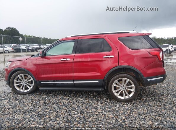 1FM5K7F85KGB01742 2019 FORD EXPLORER Red 