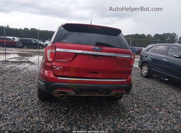 1FM5K7F85KGB01742 2019 FORD EXPLORER Red 