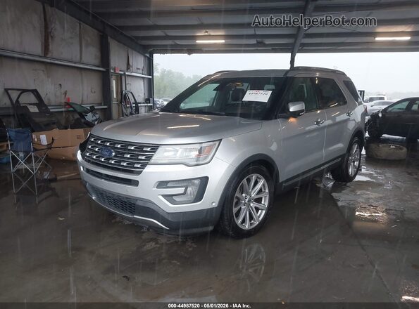 1FM5K7F86HGD78179 2017 FORD FORD EXPLORER Серебряный Передняя левая четверть