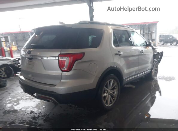 1FM5K7F86HGD78179 2017 FORD FORD EXPLORER Серебряный Задняя правая четверть