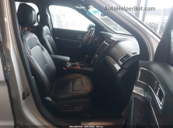 1FM5K7F86HGD78179 2017 FORD FORD EXPLORER Серебряный Вид салона спереди