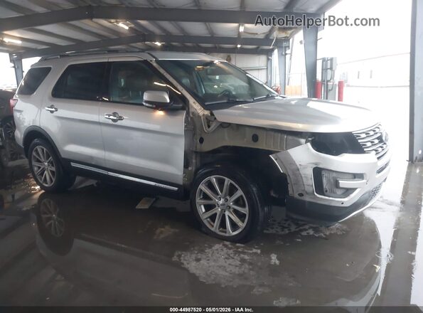 1FM5K7F86HGD78179 2017 FORD FORD EXPLORER Серебряный Вид спереди