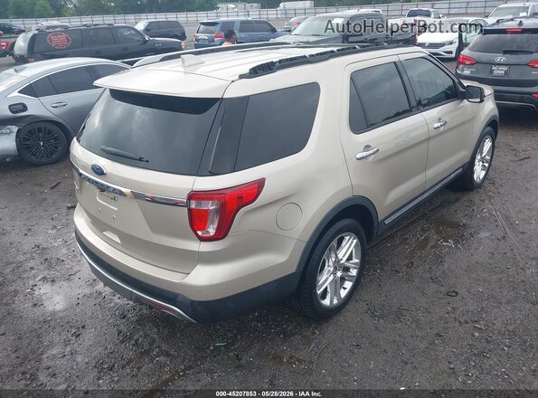 1FM5K7F86HGD78635 2017 FORD EXPLORER Золотой 
