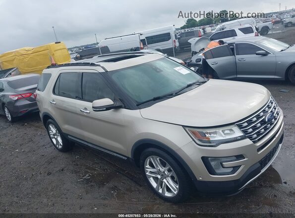 1FM5K7F86HGD78635 2017 FORD EXPLORER Золотой 