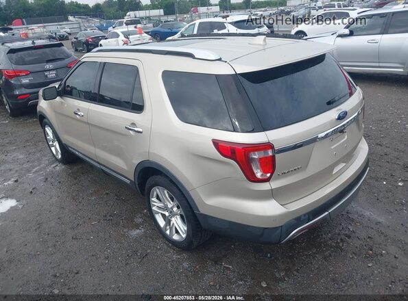 1FM5K7F86HGD78635 2017 FORD EXPLORER Золотой 