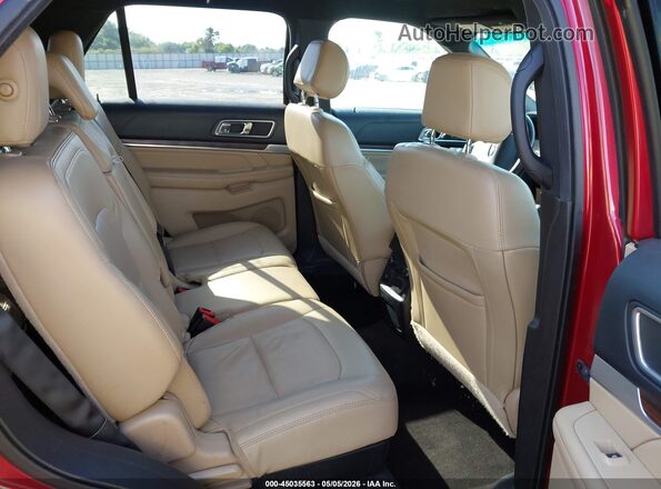 1FM5K7F87GGA69013 2016 FORD FORD EXPLORER Red VIN კოდის სტიკერის ხედი