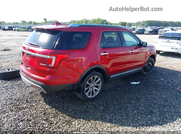 1FM5K7F87GGA69013 2016 FORD FORD EXPLORER Red უკანა მარჯვენა